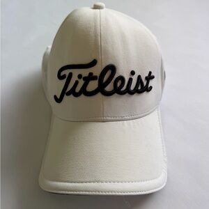 Titleist White fitted Baseball Cap